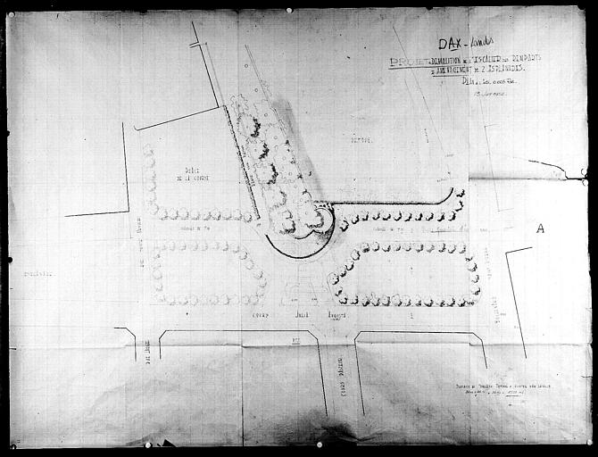 Projet de démolition de l'escalier des remparts et aménagement de deux esplanades