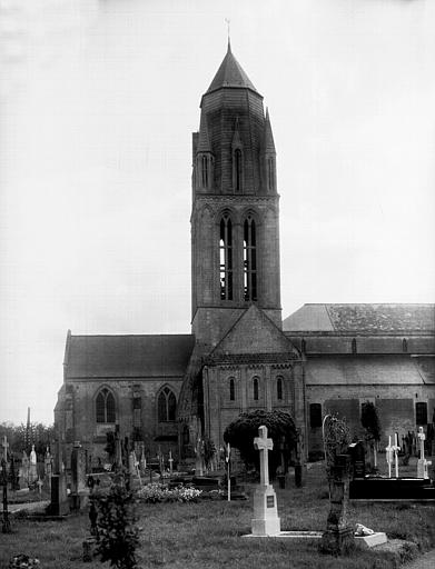 Partie du transept et du choeur côté nord, restauration terminée