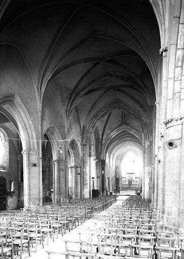 Ensemble de la nef et du choeur vers le nord-est, restauration terminée