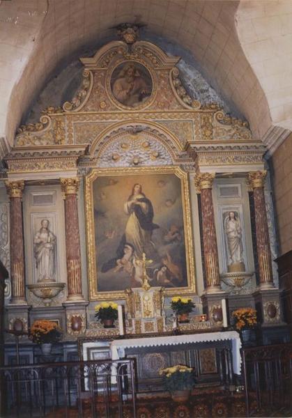 Autel, retable (maître-autel)
