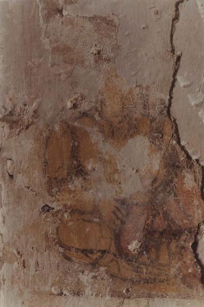 peinture monumentale, détail (transept nord, mur est)