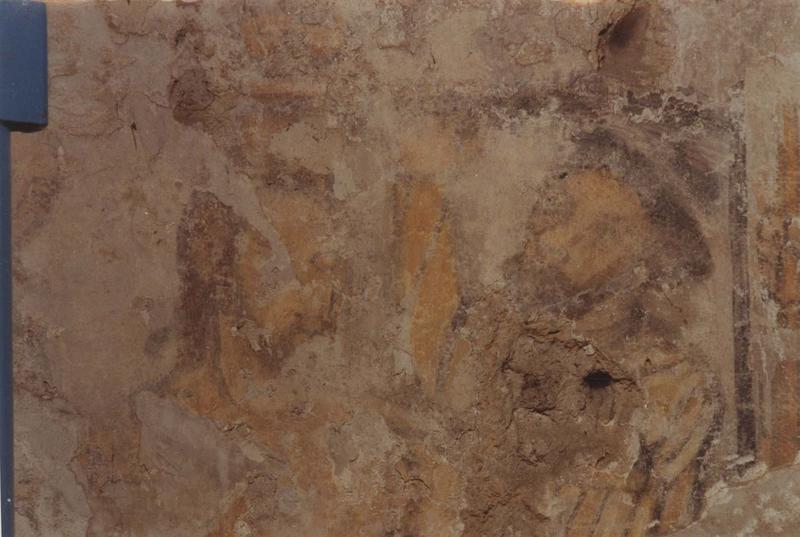 peinture monumentale, détail (transept nord, mur est)