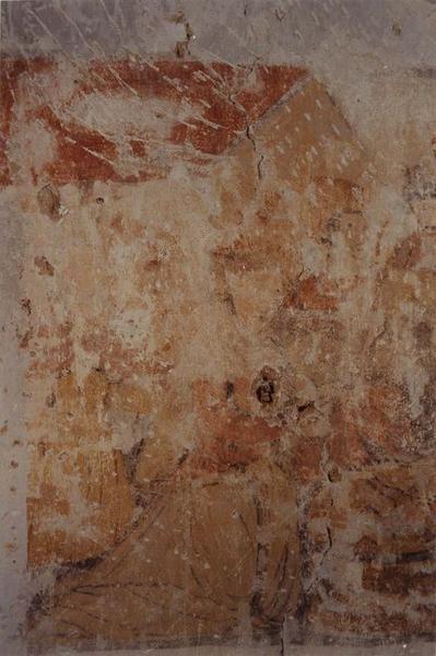 peinture monumentale, détail (transept nord, mur est)