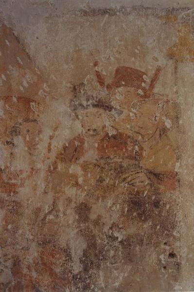 peinture monumentale, détail (transept nord, mur est)
