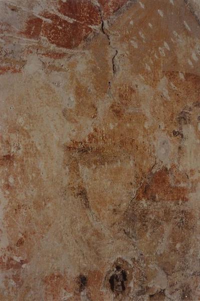 peinture monumentale, détail (transept nord, mur nord)