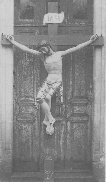 statue : Christ en croix, vue générale - © Ministère de la Culture (France), Médiathèque du patrimoine et de la photographie (objets mobiliers), tous droits réservés