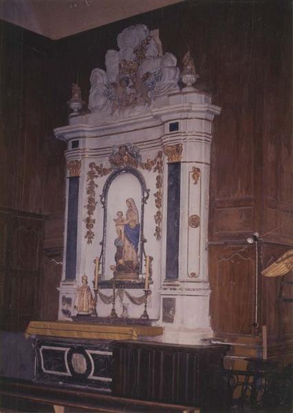 autel et retable de la Vierge, vue générale - © Ministère de la Culture (France), Médiathèque du patrimoine et de la photographie (objets mobiliers), tous droits réservés