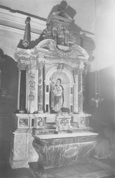 retable de la chapelle sud, vue générale