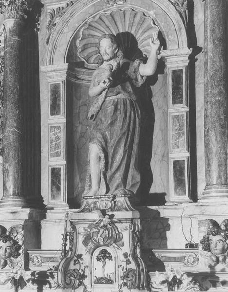 statue : saint Jean-Baptiste, vue générale