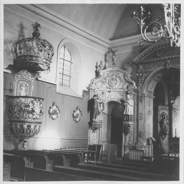 chaire à prêcher, vue générale - © Ministère de la Culture (France), Médiathèque du patrimoine et de la photographie (objets mobiliers), tous droits réservés