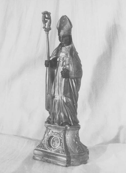 statue-reliquaire : saint Blaise, vue générale - © Ministère de la Culture (France), Médiathèque du patrimoine et de la photographie (objets mobiliers), tous droits réservés