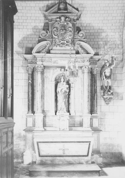 retable de la Vierge, vue générale