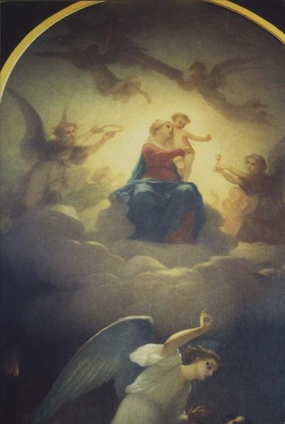 tableau : Le Songe de saint Joseph, vue partielle