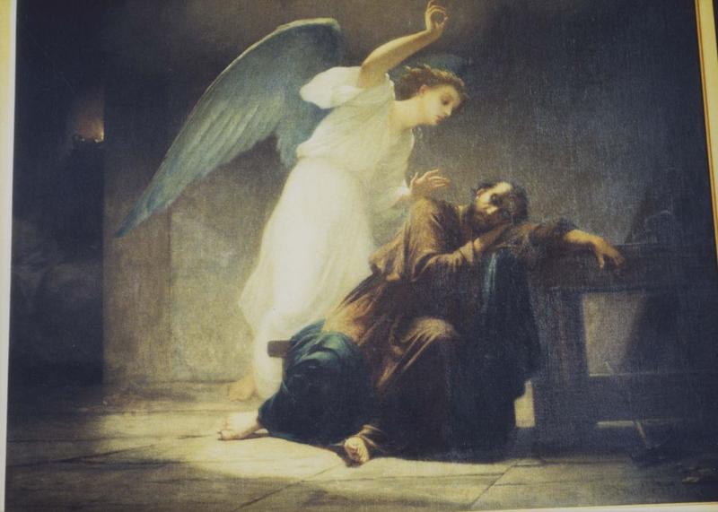 tableau : Le Songe de saint Joseph, détail