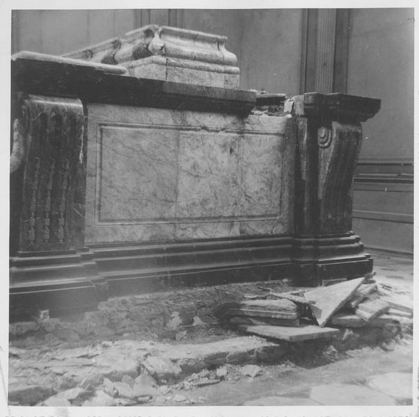 autel (maître-autel), détail - © Ministère de la Culture (France), Médiathèque du patrimoine et de la photographie (objets mobiliers), tous droits réservés
