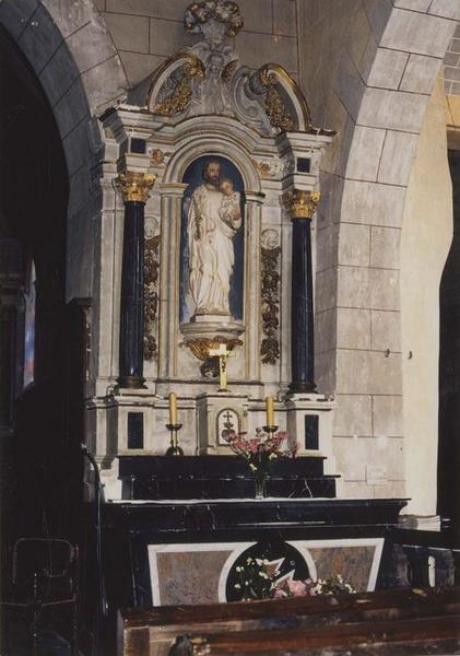 Autel et retable de saint Joseph