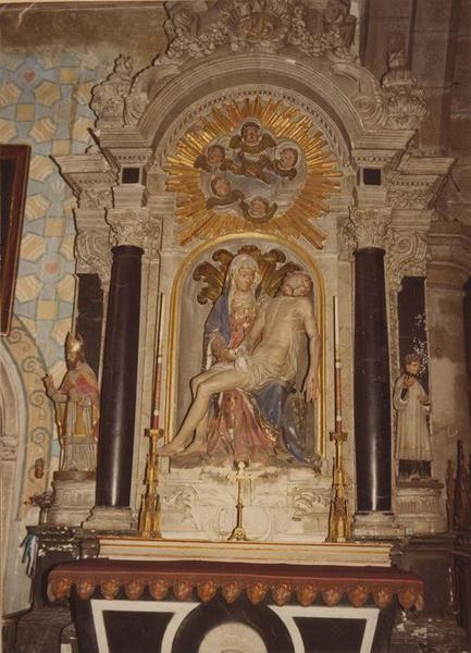 retable, bas-relief : Vierge de douleur, vue générale