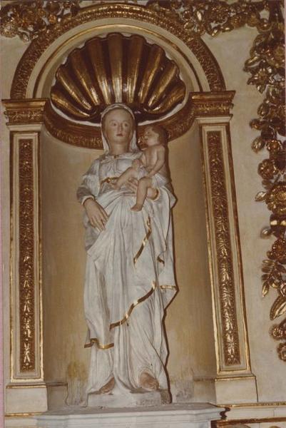 statue : Vierge à l'Enfant, vue générale