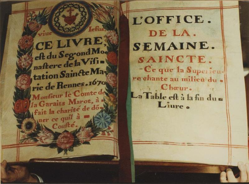 livre (antiphonaire), détail - © Ministère de la Culture (France), Médiathèque du patrimoine et de la photographie (objets mobiliers), tous droits réservés
