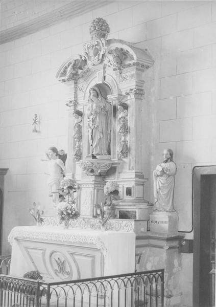 Autel et retable du Rosaire