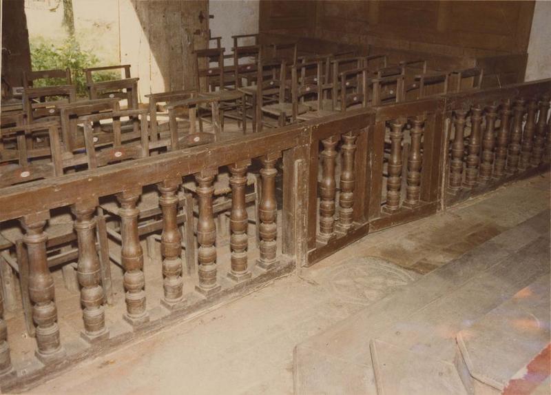 clôture de choeur (table de communion), vue générale - © Ministère de la Culture (France), Médiathèque du patrimoine et de la photographie (objets mobiliers), tous droits réservés
