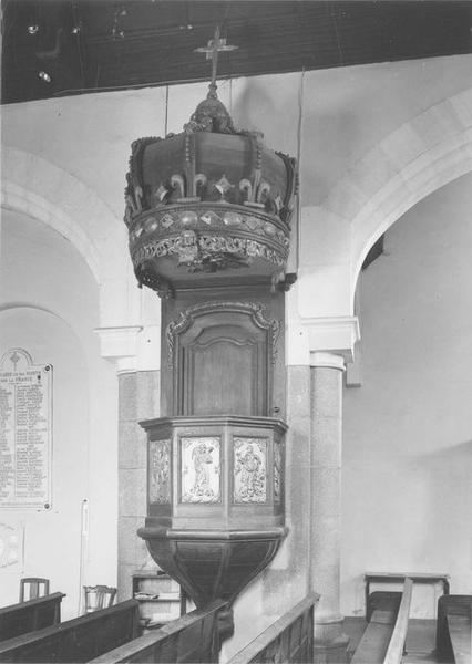 chaire à prêcher (abat-voix), vue générale
