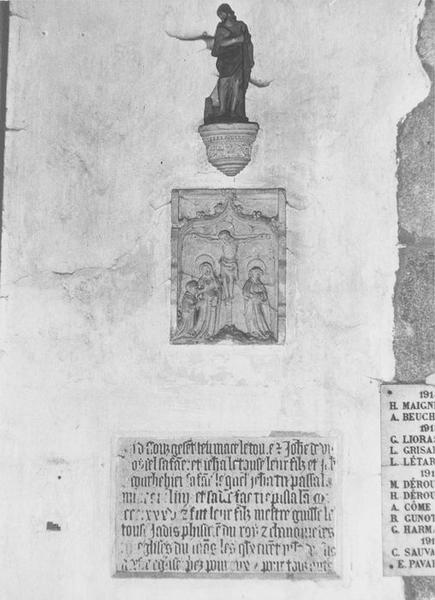 Monument funéraire de Guillaume Letouse, chanoine du Mans et de sa famille