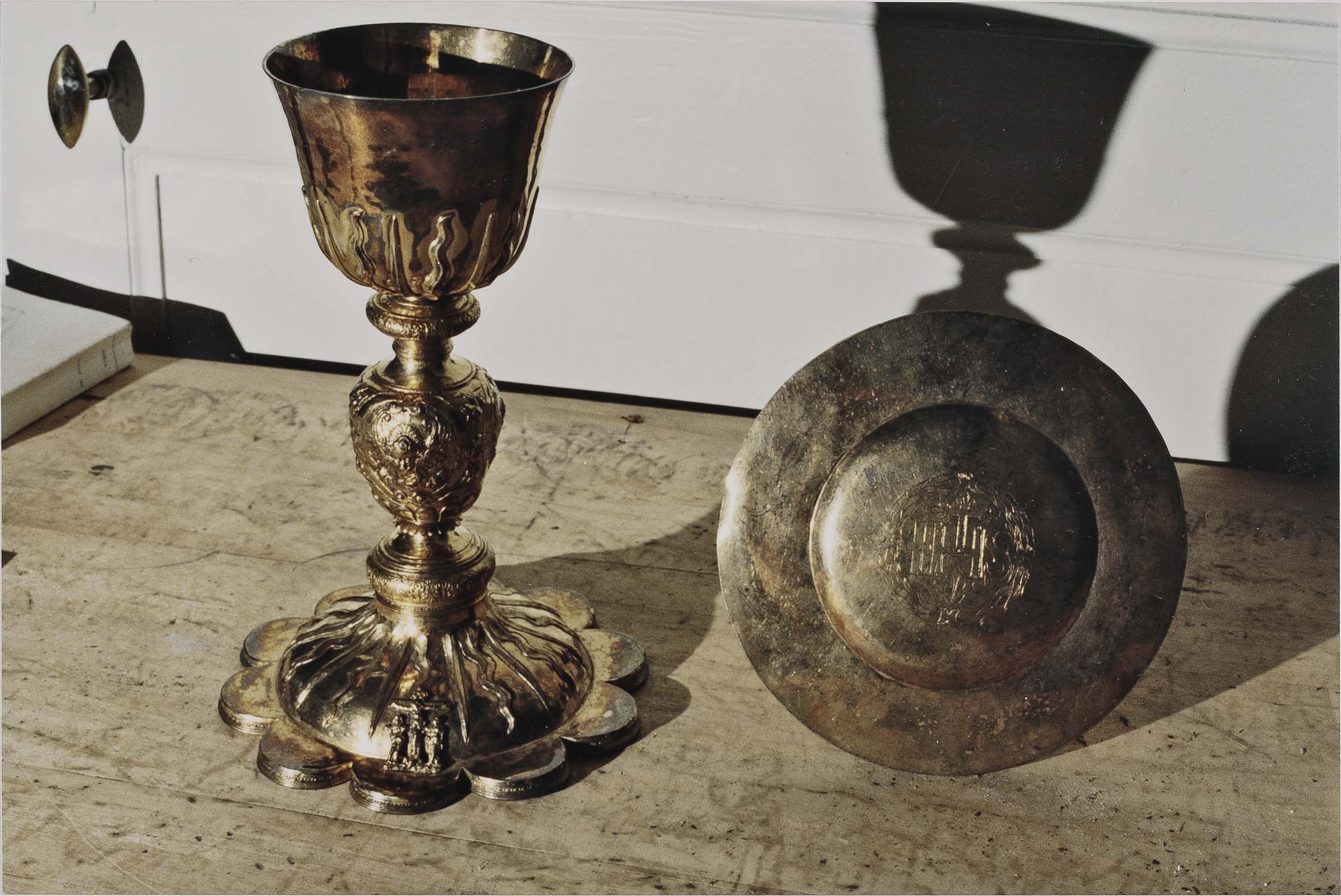 calice, patène, vue générale