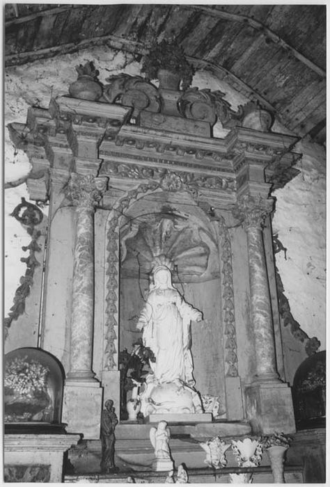 retable du maître-autel avec ses statues, détail - © Ministère de la Culture (France), Médiathèque du patrimoine et de la photographie, diffusion GrandPalaisRmn Photo