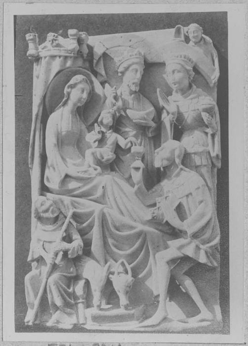 bas-relief : Sène de la vie du Christ