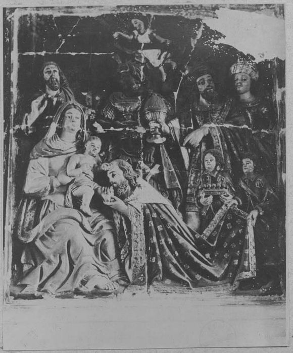 bas-relief : l'Adoration des Mages