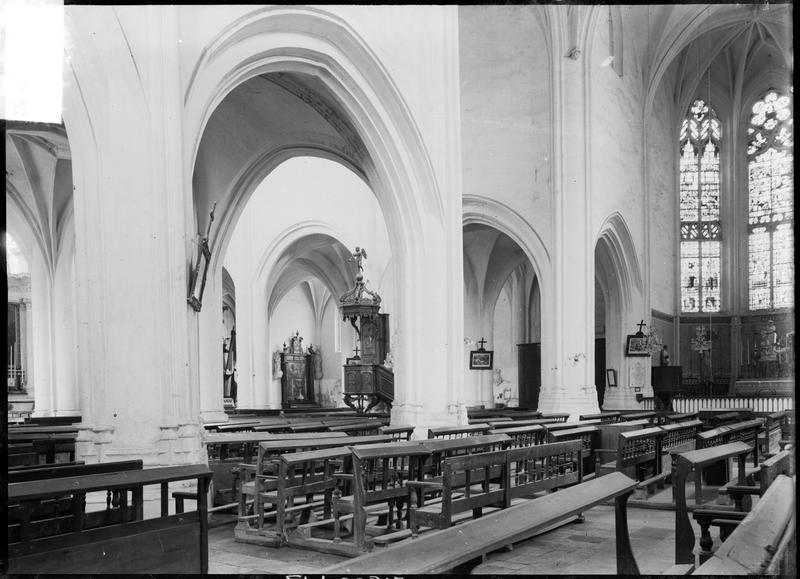 Intérieur : transept nord vers le choeur