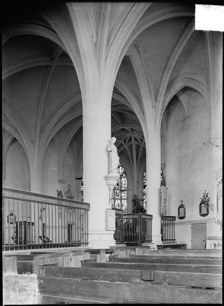 Intérieur : choeur, depuis le bas-côté sud