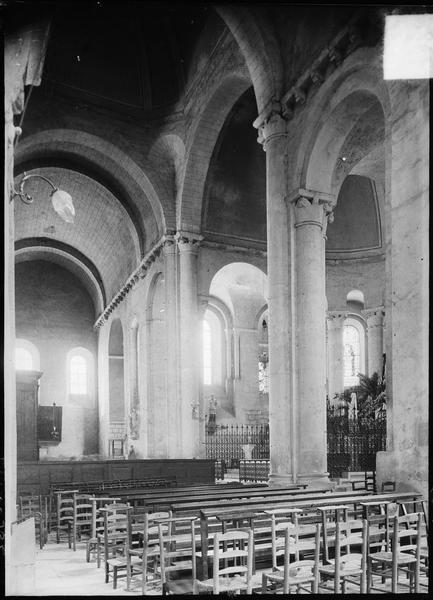 Intérieur : choeur vers le bas-côté nord