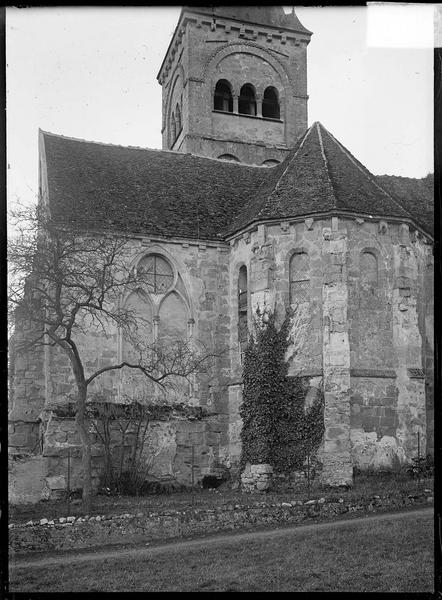 Ensemble est, chevet, transept sud et clocher