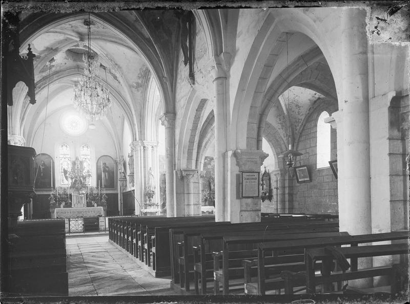 Intérieur : choeur depuis la nef