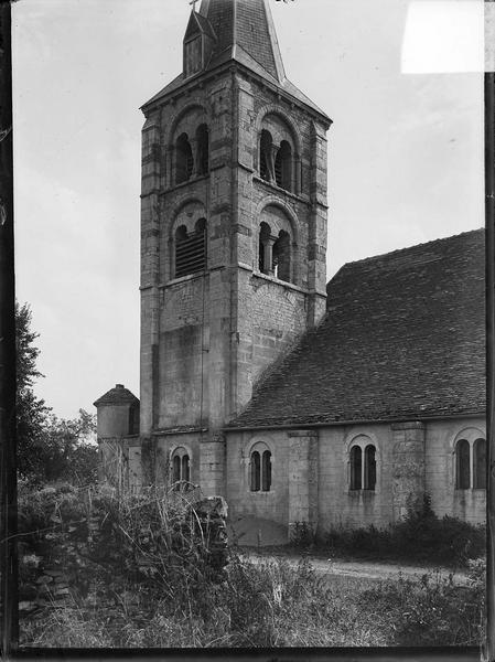 Façade latérale avec clocher