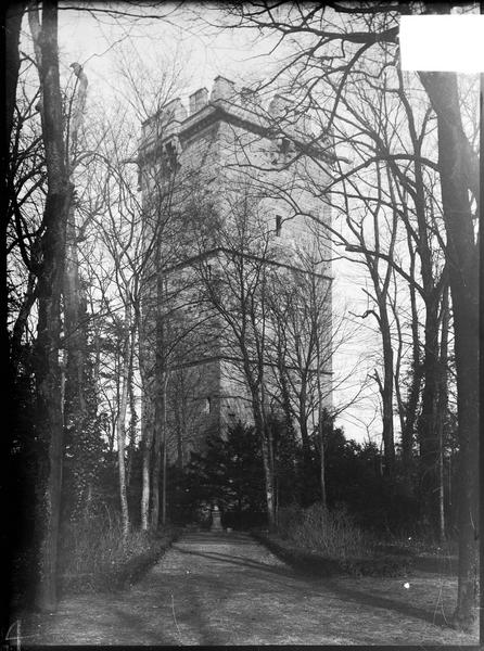 Tour de l'Aubespin, vue du parc