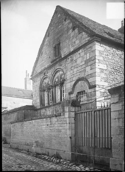 Pignon de la façade sur rue