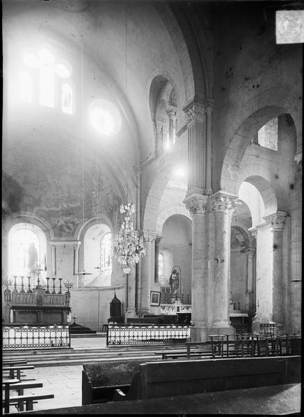 Intérieur : choeur et croisée du transept