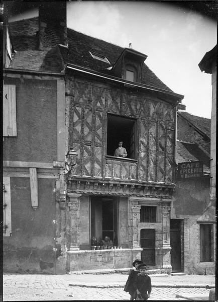 Façade à pans de bois