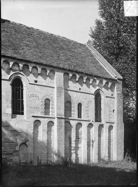 Façade sud, vue partielle