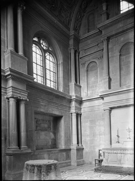 Intérieur, chapelle : partie du choeur