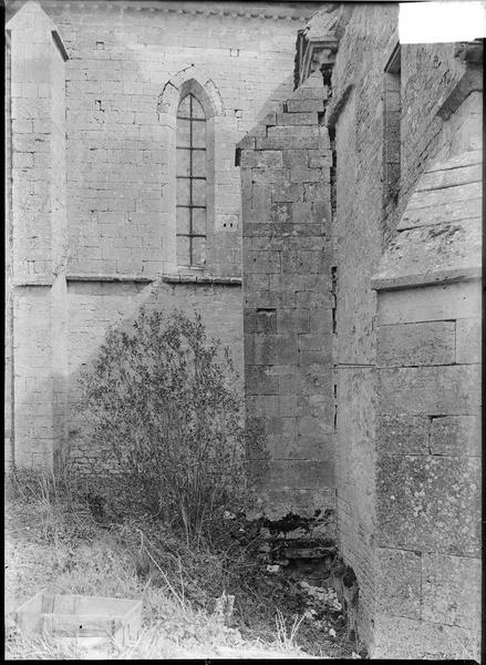 Jonction entre la nef et le bras sud du transept