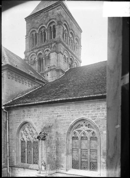 Clocher, croisée du transept nord