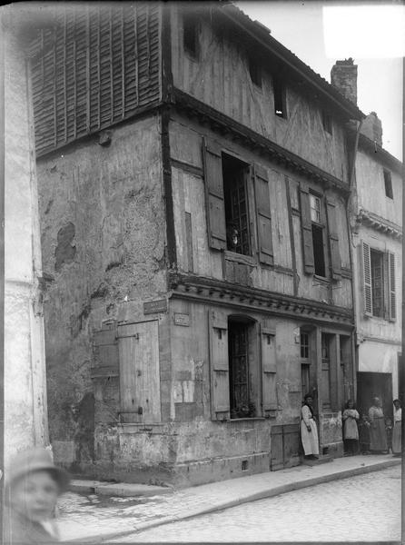 Façade à pans de bois