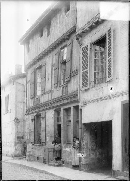 Façade à pans de bois