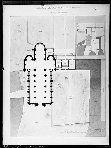 Abbaye, plan général