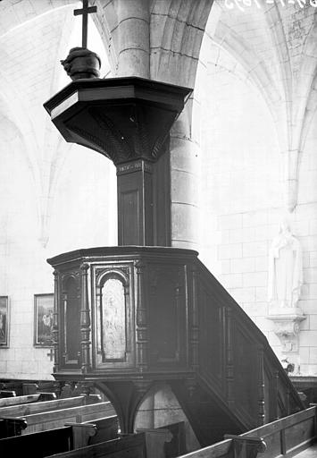 Chaire à prêcher en bois mouluré et sculpté dite de saint Vincent de Paul - © Ministère de la Culture (France), Médiathèque du patrimoine et de la photographie, diffusion GrandPalaisRmn Photo