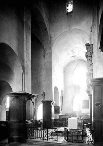 Intérieur : transept, ensemble vers le sud